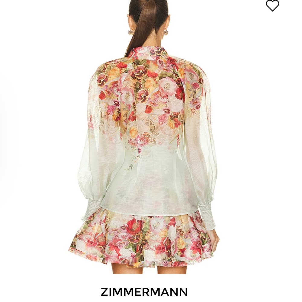 Zimmermann blouse in size 1 ( US 4). Great condition, only wear once. - Picture 3 of 13